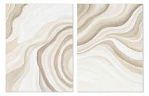 Painting Home ESPRIT Abstract Modern 90 x 3,7 x 120 cm (2 Units)