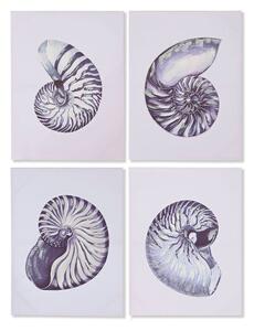 Painting Home ESPRIT Snail 60 x 2,5 x 80 cm (4 Units)