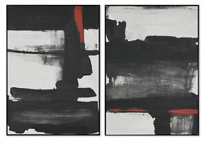 Painting Home ESPRIT Abstract Urban 100 x 4 x 140 cm (2 Units)