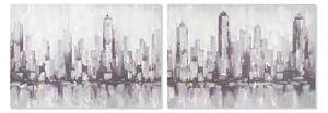 Painting Home ESPRIT New York Loft 100 x 3 x 70 cm (2 Units)