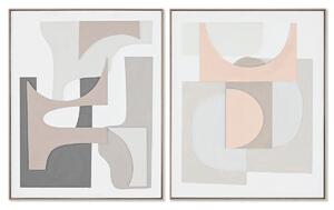 Painting Home ESPRIT Abstract Urban 82,3 x 4,5 x 102 cm (2 Units)