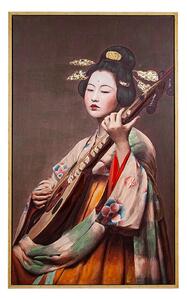 Oil Painting Romimex PVC Canvas Geisha 90 x 150 x 4 cm