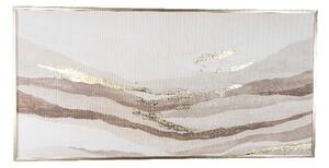 Painting Romimex polystyrene MDF Wood Abstract 120 x 60 x 3 cm