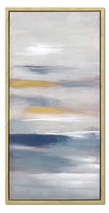 Painting Romimex Multicolour polystyrene Canvas Abstract 50 x 100 x 4 cm