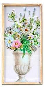 Sheet Romimex PVC Wood 39 x 79 x 2 cm Floral