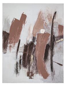 Oil Painting Romimex Beige Canvas Abstract 90 x 120 x 4 cm