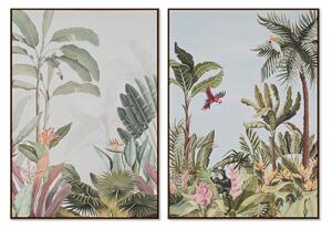 Painting Home ESPRIT Tropical 100 x 4 x 140 cm (2 Units)