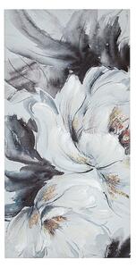 Oil Painting Romimex Canvas Flowers 50 x 100 x 4 cm