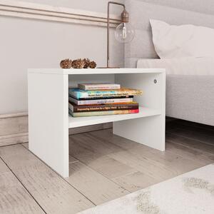 Bedside Cabinets 2 pcs White 40x30x30 cm Engineered Wood