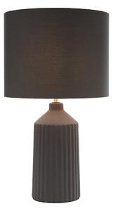 Dar Wisebuys Chloris Large Table Lamp In Grey With Shade