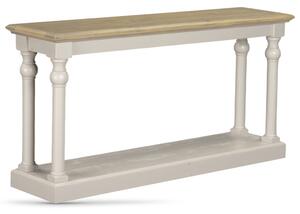 Chilton 160cm Wooden Console Table - Grey And Natural