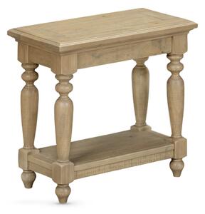 Chilton Wooden Rectangular Side Table - Rustic Oak