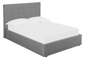 Lacer Fabric King Size Bed - Grey