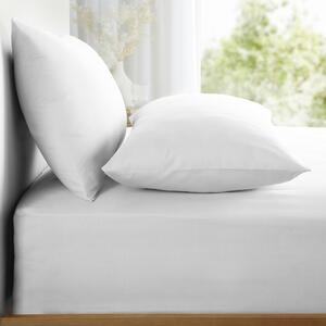 Appletree Pure Cotton Bed Linen Fitted Sheet White