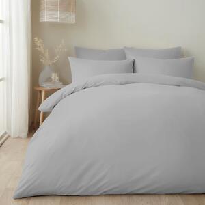 Appletree Pure Cotton Duvet Cover Bedding Set Silver