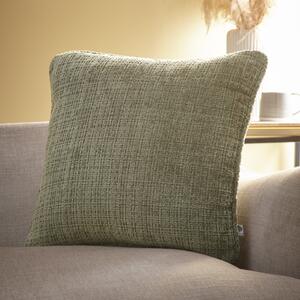 Appletree Alba 43cm x 43cm Soft Touch Chenille Filled Cushion Green