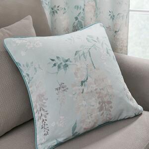 Dreams & Drapes Wisteria 43cm x 43cm Filled Cushion Duck Egg