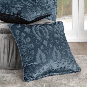 Curtina Trinity Jacquard 43cm x 43cm Filled Cushion Blue