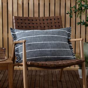 Yard Tide Textured Stripe Outdoor 40cm x 60cm Filled Boudoir Navy
