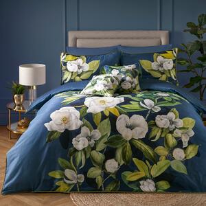 Soiree Alaya Digitally Printed Duvet Cover Bedding Set Dark Teal