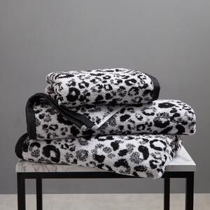 Fusion Animal Print Towel Black