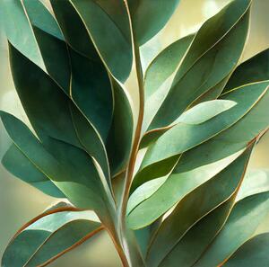 Photography Texture Of Green Eucalyptus Leaves, Nenov