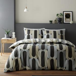 Fusion Orea Duvet Cover Bedding Set Charcoal