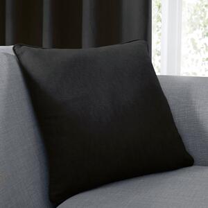 Fusion Sorbonne 43cm x 43cm Filled Cushion Black