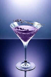 Photography Vodka martini with creme de cassis liqueur, Gaelle Beller Studio