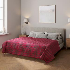 Stripe quilted throw