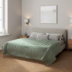 Stripe quilted throw