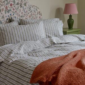 Piglet Thyme Somerley Stripe Linen Pillowcases (Pair) Size Standard