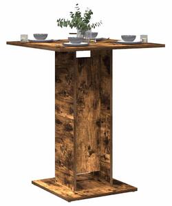 Bistro Table Smoked Oak 60x60x75 cm Engineered Wood