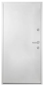 Aluminium Front Door White 90x200 cm