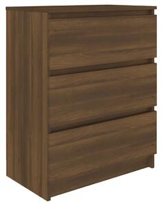 Sideboard Brown Oak 60x35x76 cm Engineered Wood