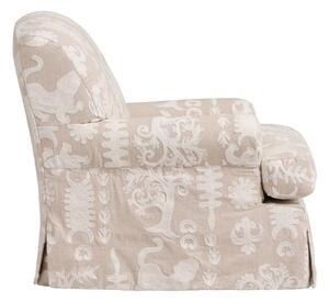 Greenwich Chair Tiger Tree, Chair, Light Neutral - Andrew Martin Cotton