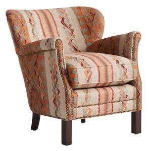 Harrow Chair Frida Sunset, Chair, Orange/Multicoloured - Andrew Martin Cotton