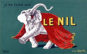 Cappiello, Leonetto - Fine Art Print I only smoke the Nile. Cigarette advertising poster, (40 x 24.6 cm)