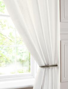 Compton Double Width Ready Made Single Voile Curtain Cream