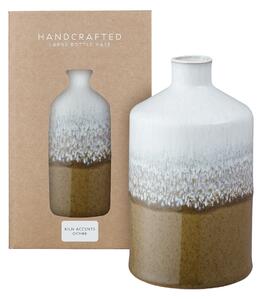 Kiln Accents Ochre Large Bottle Vase -
