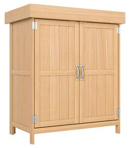 Outsunny Outdoor Garden Storage Shed, Cedarwood-Burlywood Colour