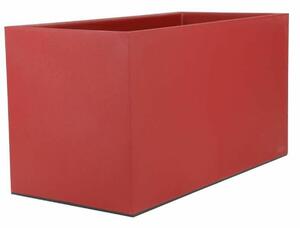 Plant pot Riviera 80 x 40 cm Red Plastic Squared