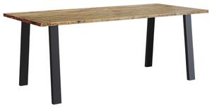 Dining Table 200x90x75 cm Solid Wood Acacia