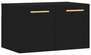 Wall Cabinet Black 60x36.5x35 cm Engineered Wood