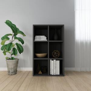 Book Cabinet/Sideboard Black 66x30x98 cm Engineered Wood