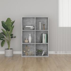 Book Cabinet/Sideboard Concrete Grey 66x30x98 cm Engineered Wood