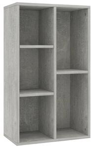 Book Cabinet/Sideboard Concrete Grey 50x25x80 cm Engineered Wood