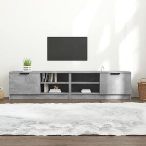 TV Cabinets 2 pcs Concrete Grey 80x35x36.5 cm Engineered Wood