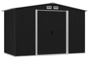 Garden Storage Shed Anthracite Steel 257x205x178 cm