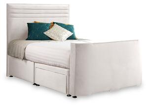 Ryton Upholstered Velvet 2 Drawer TV Bed | Double King & Superking